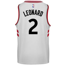 Load image into Gallery viewer, 02 - Raptors Adult Swingman Association Jersey - Leonard - White