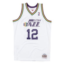 Load image into Gallery viewer, 12 - 80s Hardwood Classic Swingman Jersey - MensApparelJerseys - Utah Jazz - Stockton John - HWC 80s - White