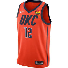 Load image into Gallery viewer, 12- Oklahoma City Thunder Nike Adams Earned Edition Swingman Jersey - Red
