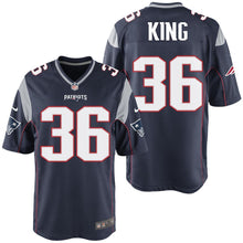 Load image into Gallery viewer, Nike Brandon King #36 Game Jersey-Navy