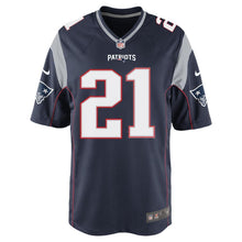 Load image into Gallery viewer, Nike Duron Harmon #21 Game Jersey-Navy