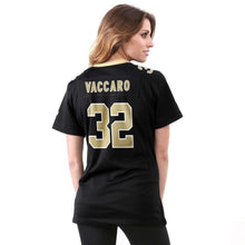 Load image into Gallery viewer, Women' New Orleans Saints Kenny Vaccaro Nike Black Game Jersey
