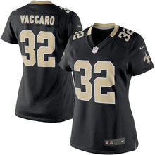 Load image into Gallery viewer, Women' New Orleans Saints Kenny Vaccaro Nike Black Limited Jersey