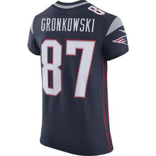 Load image into Gallery viewer, Nike Elite Vapor Rob Gronkowski #87 Jersey-Navy