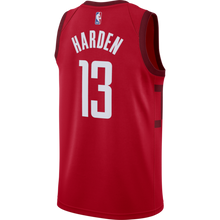 Load image into Gallery viewer, 13 - James Harden Men's Houston Rockets Earned Edition Swingman Jersey - Red