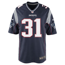 Load image into Gallery viewer, Nike Jonathan Jones #31 Game Jersey-Navy
