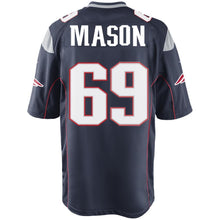 Load image into Gallery viewer, Nike Shaq Mason #69 Game Jersey-Navy