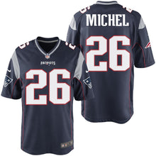 Load image into Gallery viewer, Nike Sony Michel #26 Game Jersey-Navy