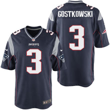 Load image into Gallery viewer, Nike Stephen Gostkowski #3 Game Jersey-Navy