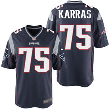 Load image into Gallery viewer, Nike Ted Karras #75 Game Jersey-Navy