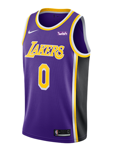 0 - Los Angeles Lakers Kyle Kuzma 2018-19 Statement Edition Swingman Jersey - Purple