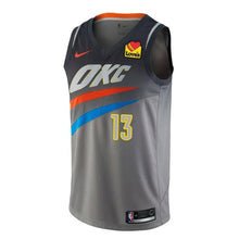 Load image into Gallery viewer, 13 - Oklahoma City Thunder Nike Youth George City Edition Swingman Jersey - Black
