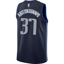 Load image into Gallery viewer, 37 - Dallas Mavericks Kostas Antetokounmpo Nike Statement Swingman Jersey - Navy