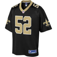 Load image into Gallery viewer, Men' NFL Pro Line Craig Robertson Black New Orleans Saints Player Jersey