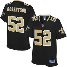 Load image into Gallery viewer, Women' NFL Pro Line Craig Robertson Black New Orleans Saints Player Jersey