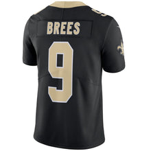 Load image into Gallery viewer, Men' Nike Drew Brees Black New Orleans Saints Vapor Untouchable Limited Player Jersey