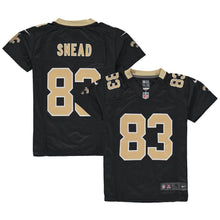 Load image into Gallery viewer, Youth Nike Willie Snead Black New Orleans Saints Game Jersey
