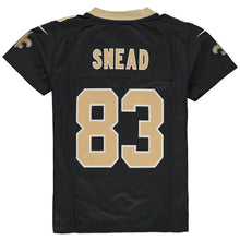 Load image into Gallery viewer, Youth Nike Willie Snead Black New Orleans Saints Game Jersey