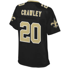 Load image into Gallery viewer, Women' NFL Pro Line Ken Crawley Black New Orleans Saints Player Jersey
