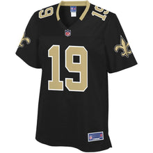 Load image into Gallery viewer, Women' NFL Pro Line Ted Ginn Jr Black New Orleans Saints Player Jersey
