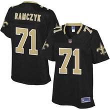 Load image into Gallery viewer, Women' NFL Pro Line Ryan Ramczyk Black New Orleans Saints Player Jersey