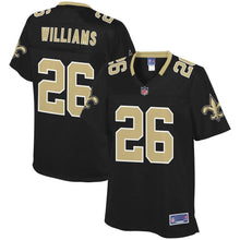 Load image into Gallery viewer, Women' NFL Pro Line P.J. Williams Black New Orleans Saints Player Jersey
