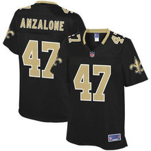 Load image into Gallery viewer, Women' NFL Pro Line Alex Anzalone Black New Orleans Saints Team Color Player Jersey