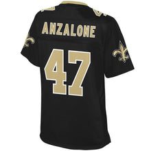 Load image into Gallery viewer, Women' NFL Pro Line Alex Anzalone Black New Orleans Saints Team Color Player Jersey