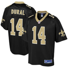 Load image into Gallery viewer, Men' NFL Pro Line Travin Dural Black New Orleans Saints Team Color Player Jersey