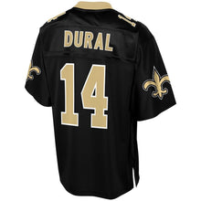 Load image into Gallery viewer, Men' NFL Pro Line Travin Dural Black New Orleans Saints Team Color Player Jersey