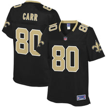 Load image into Gallery viewer, Women' NFL Pro Line Austin Carr Black New Orleans Saints Team Color Player Jersey