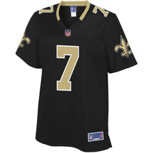 Load image into Gallery viewer, Women' NFL Pro Line Taysom Hill Black New Orleans Saints Team Color Player Jersey
