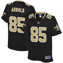 Load image into Gallery viewer, Women' NFL Pro Line Dan Arnold Black New Orleans Saints Team Color Player Jersey