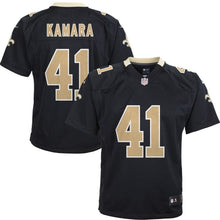 Load image into Gallery viewer, Youth Nike Alvin Kamara Black New Orleans Saints Game Jersey
