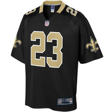 Load image into Gallery viewer, Men' NFL Pro Line Marshon Lattimore Black New Orleans Saints Big &amp; Tall Player Jersey