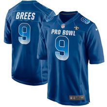 Load image into Gallery viewer, Men' Nike Drew Brees Royal NFC 2019 Pro Bowl Game Jersey