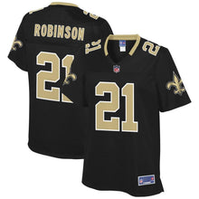 Load image into Gallery viewer, Women' NFL Pro Line Patrick Robinson Black New Orleans Saints Player Jersey