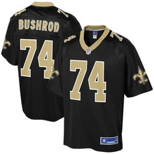 Load image into Gallery viewer, Men' NFL Pro Line Jermon Bushrod Black New Orleans Saints Player Jersey
