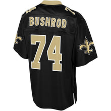 Load image into Gallery viewer, Men' NFL Pro Line Jermon Bushrod Black New Orleans Saints Player Jersey