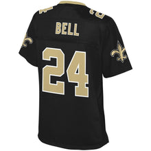 Load image into Gallery viewer, Women' NFL Pro Line Vonn Bell Black New Orleans Saints Player Jersey