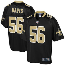 Load image into Gallery viewer, Men' NFL Pro Line Demario Davis Black New Orleans Saints Big &amp; Tall Player Jersey