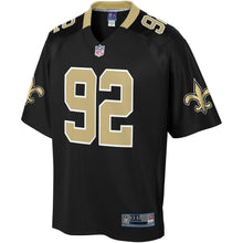 Load image into Gallery viewer, Men' NFL Pro Line Marcus Davenport Black New Orleans Saints Big &amp; Tall Player Jersey