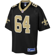 Load image into Gallery viewer, Men' NFL Pro Line Will Clapp Black New Orleans Saints Player Jersey