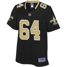 Load image into Gallery viewer, Women' NFL Pro Line Will Clapp Black New Orleans Saints Player Jersey