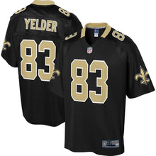 Load image into Gallery viewer, Men' NFL Pro Line Deon Yelder Black New Orleans Saints Big &amp; Tall Player Jersey