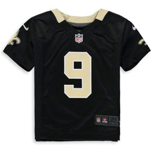 Load image into Gallery viewer, Toddler Nike Drew Brees Black New Orleans Saints Player Game Jersey