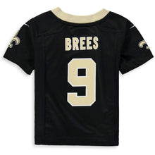 Load image into Gallery viewer, Toddler Nike Drew Brees Black New Orleans Saints Player Game Jersey