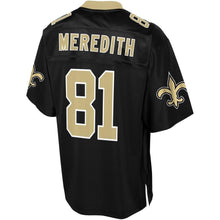 Load image into Gallery viewer, Men' NFL Pro Line Cameron Meredith Black New Orleans Saints Player Jersey