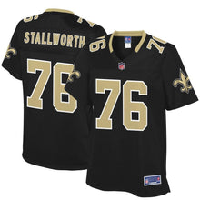 Load image into Gallery viewer, Women' NFL Pro Line Taylor Stallworth Black New Orleans Saints Player Jersey