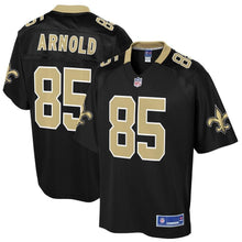 Load image into Gallery viewer, Men' NFL Pro Line Dan Arnold Black New Orleans Saints Big &amp; Tall Player Jersey
